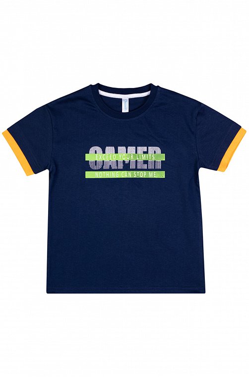 Хлопковая футболка для мальчика Takro