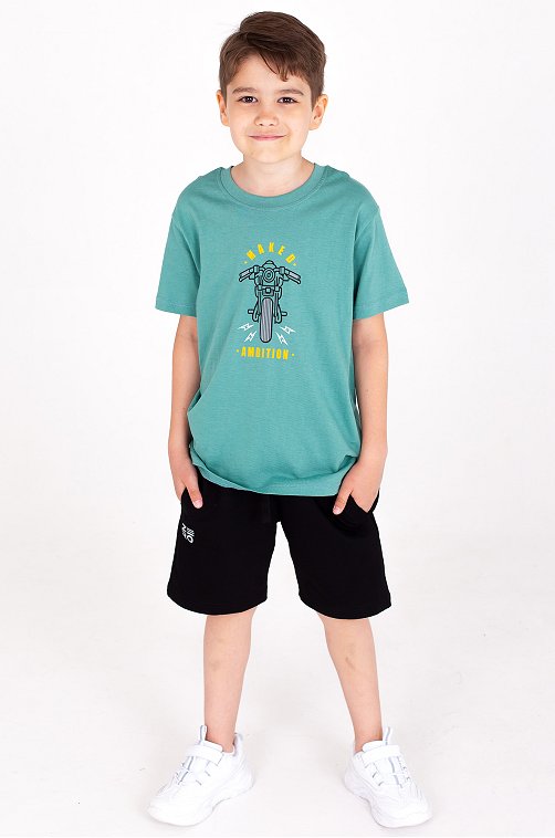 Хлопковая футболка для мальчика Takro