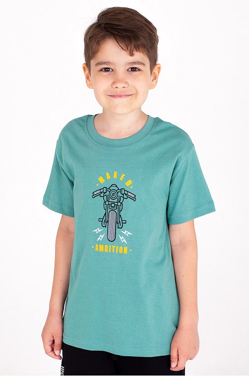 Хлопковая футболка для мальчика Takro