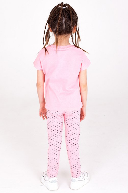 Хлопковая футболка для девочки Takro