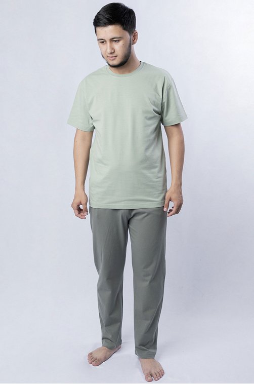 Мужской домашний хлопковый костюм Takro