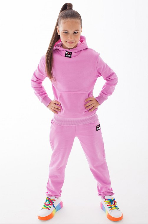 Костюм из футера для девочки Takro