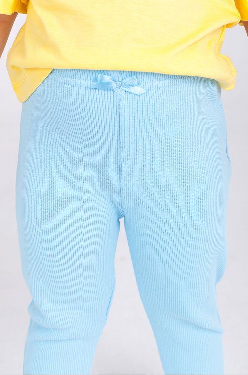 Хлопковые брюки с лайкрой для девочки Takro