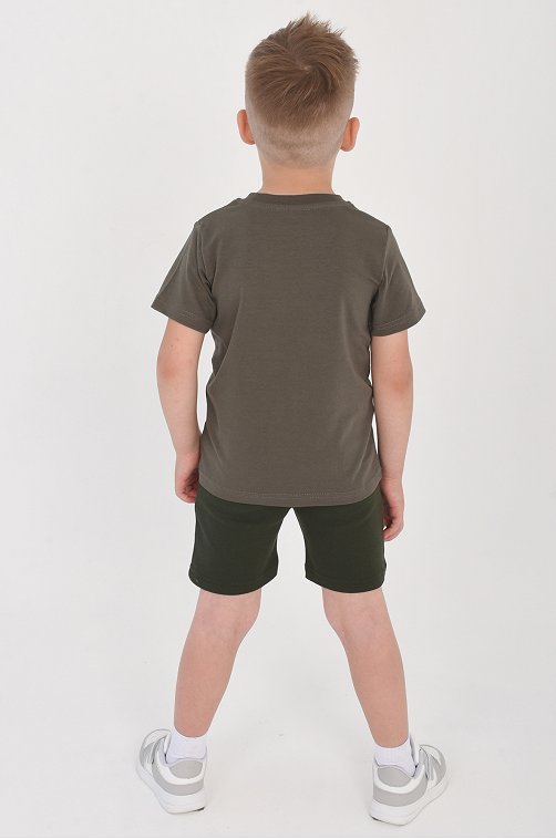 Хлопковые шорты из интерлока для мальчика Takro