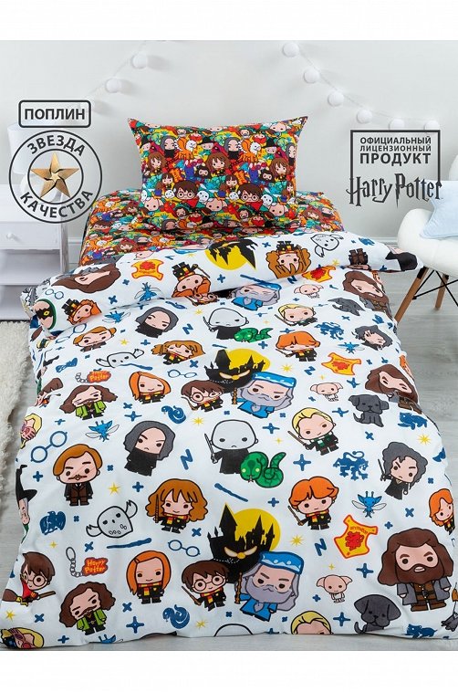 Детское постельное белье из поплина, 1,5 сп, наволочки 70*70 Непоседа