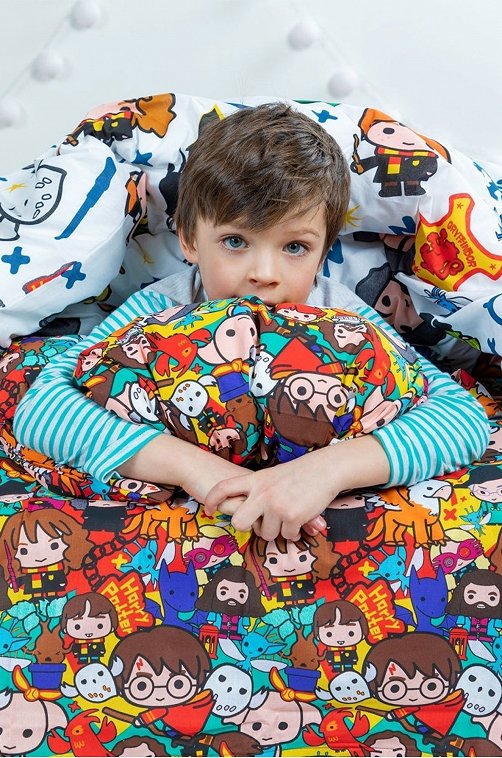 Детское постельное белье из поплина, 1,5 сп, наволочки 70*70 Непоседа