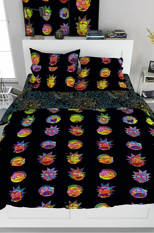 Детское постельное белье из поплина, 1,5 сп, наволочка 70*70 Непоседа