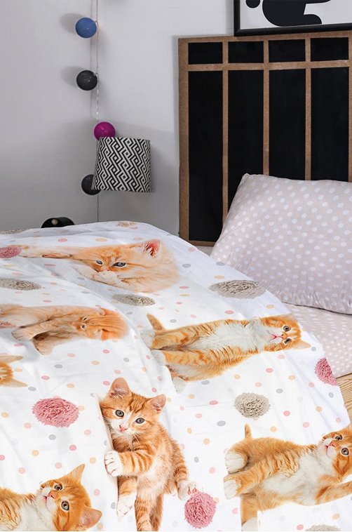 Детское постельное белье из перкаля, 1,5 сп, наволочки 70*70 Wenge