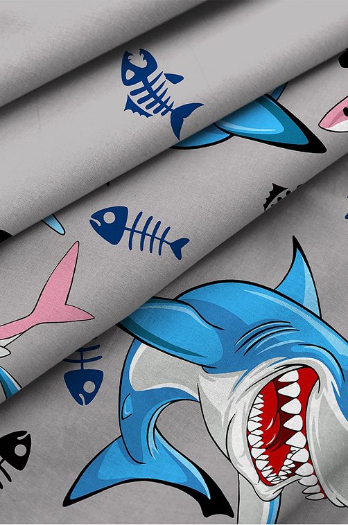 Детское постельное белье из перкаля, 1,5 сп, наволочки 70*70 Wenge