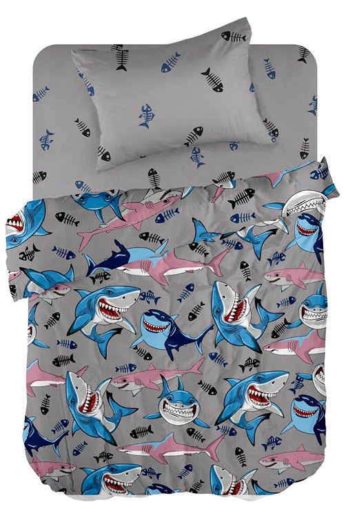 Детское постельное белье из перкаля, 1,5 сп, наволочки 70*70 Wenge