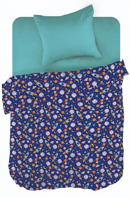 Детское постельное белье из перкаля, 1,5 сп, наволочки 70*70 Wenge