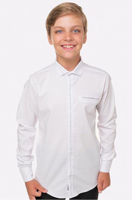 Рубашка для мальчика на кнопках NJN