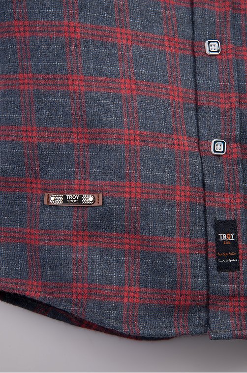 Теплая рубашка для мальчика Troy Kids