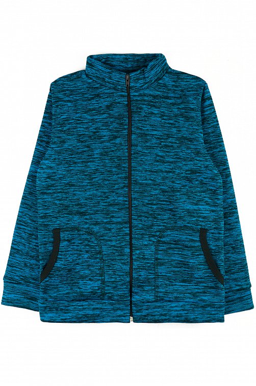 Флисовый джемпер для мальчика YOULALA 6626417 синий купить оптом в HappyWear.ru