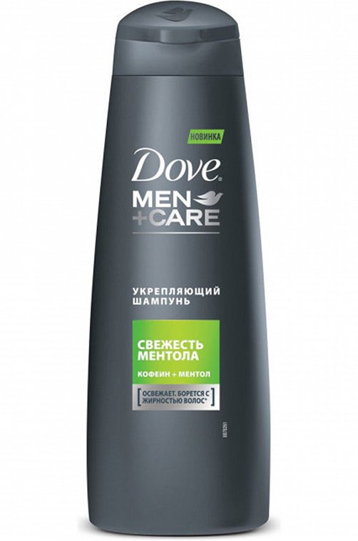 Шампунь для волос Men+Care Свежесть ментола Укрепляющий 250 мл Dove
