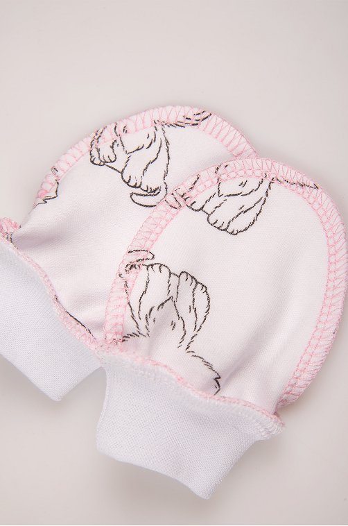 Рукавички для девочки из интерлока Юниор-Текстиль