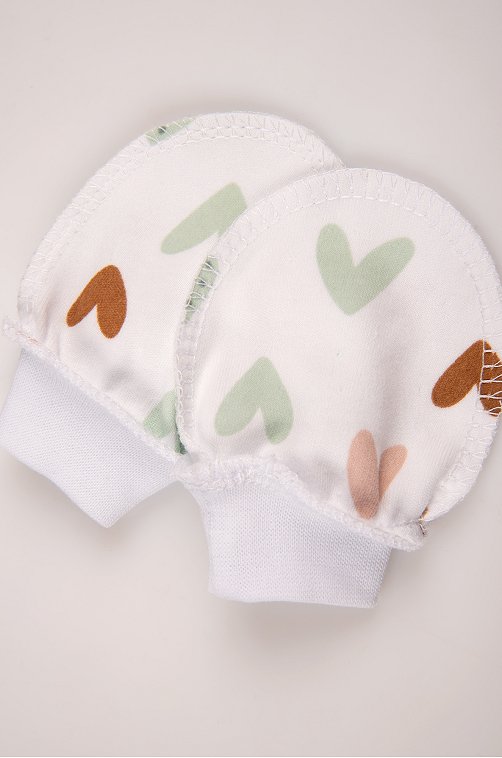 Рукавички для девочки из интерлока Юниор-Текстиль