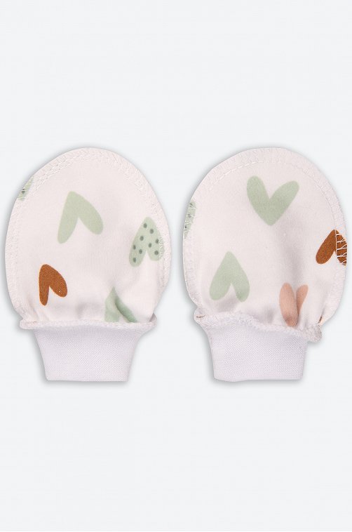 Рукавички для девочки из интерлока Юниор-Текстиль