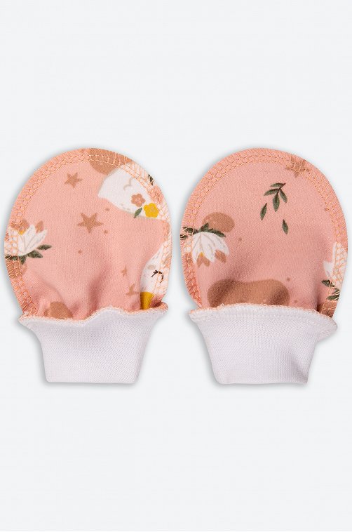 Рукавички для девочки из интерлока Юниор-Текстиль