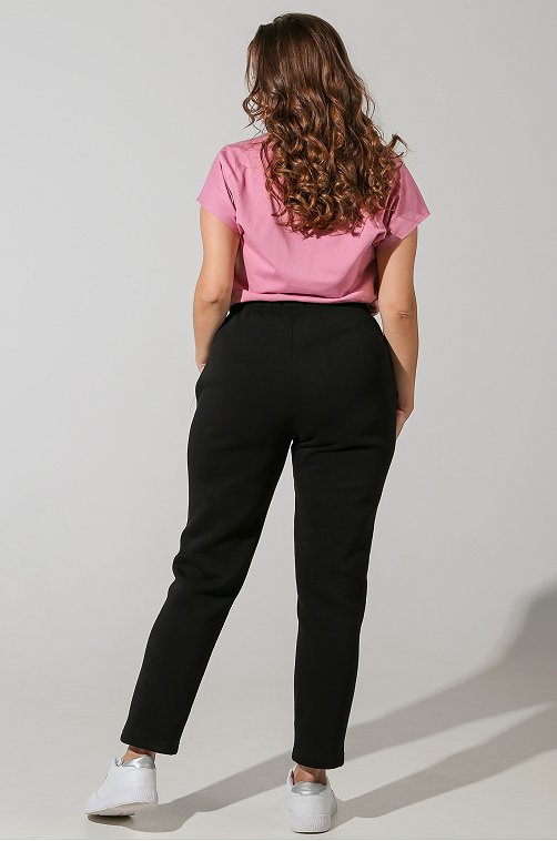 Теплые женские брюки из футера трехнитки с начесом VLT Viotex