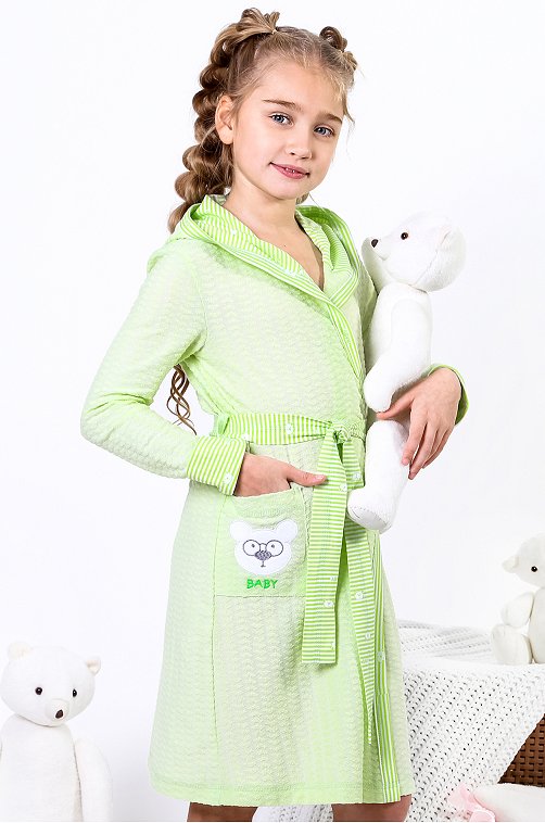 Махровый халат для девочки Детский Бум