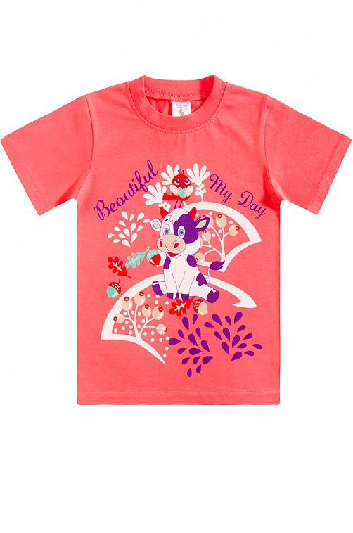 Футболка для девочки Зайчонок