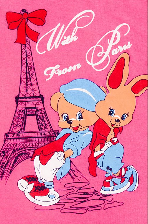 Футболка для девочки Зайчонок