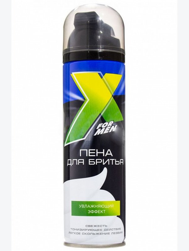 Пена для бритья for Men с Д-пантенолом Увлажняющий эффект 225 мл X style