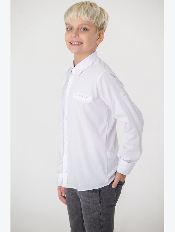 Рубашка для мальчика на кнопках Happyfox