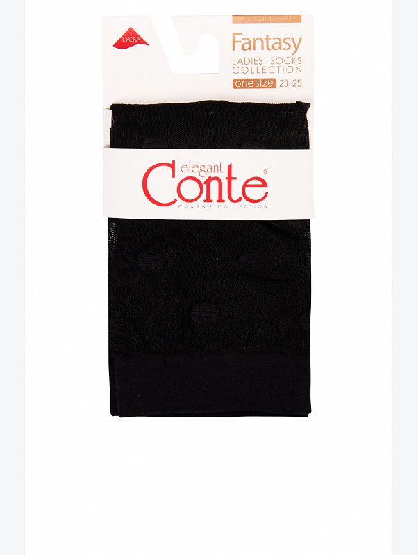 Женские эластичные полупрозрачные носки 20 ден Conte Elegant
