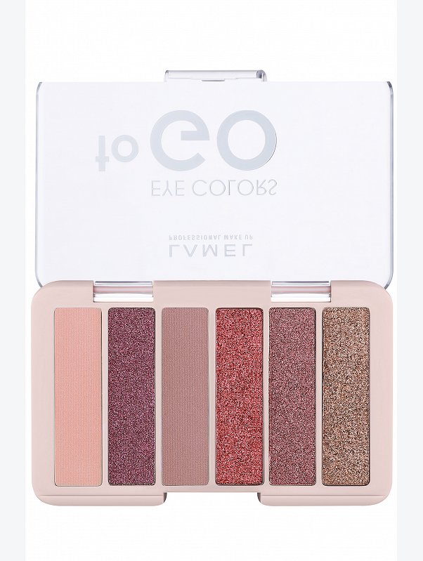 Набор теней для век Eye Colors to GO т.401 nude 4 г LAMEL Professional