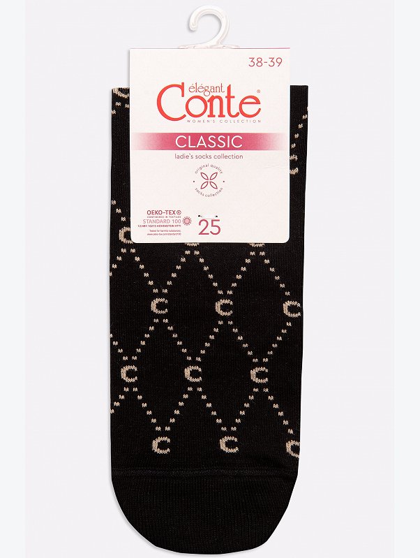 Женские носки из хлопка Conte Elegant