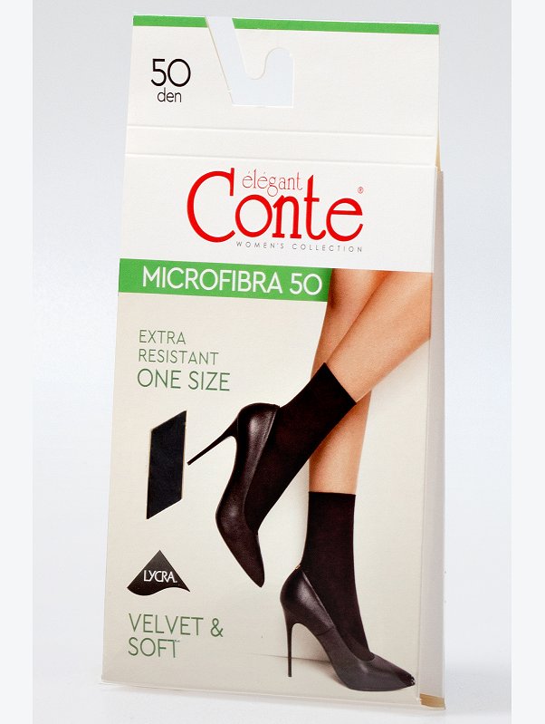 Женские носки 50 Microfibra Conte Elegant