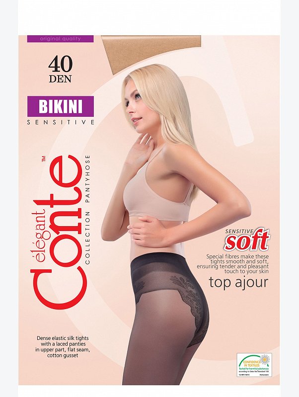 Женские корректирующие колготки 40 ден Conte Elegant