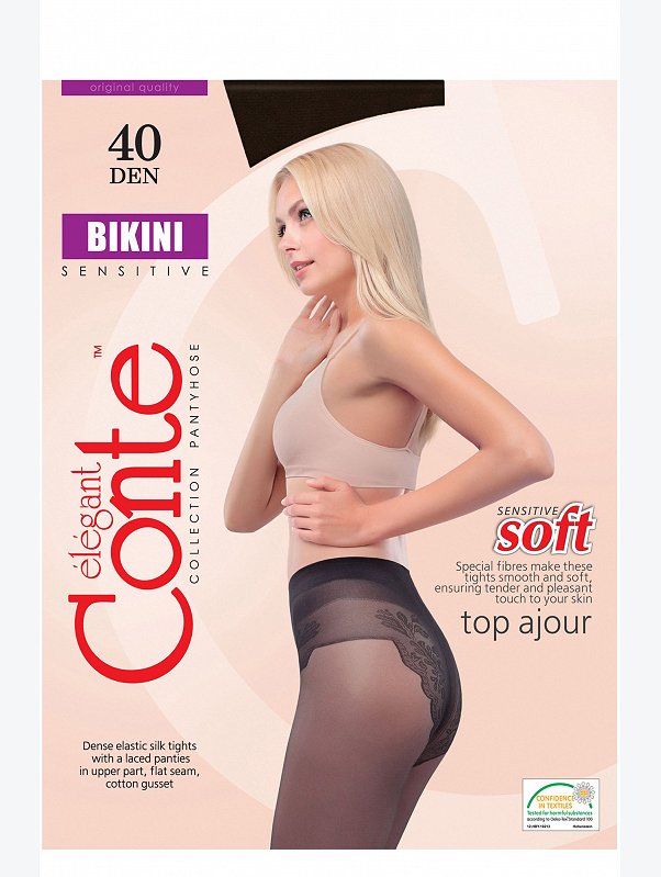 Женские корректирующие колготки 40 ден Conte Elegant