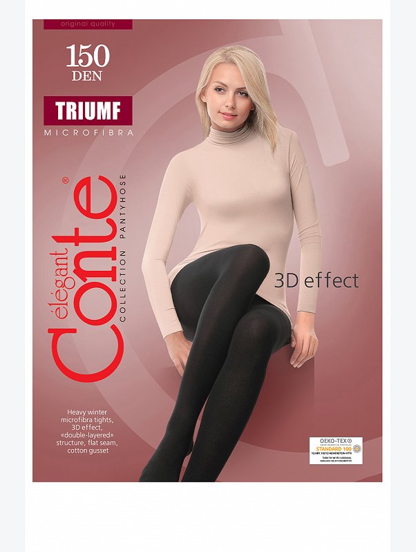 Женские плотные колготки 150 ден Conte Elegant