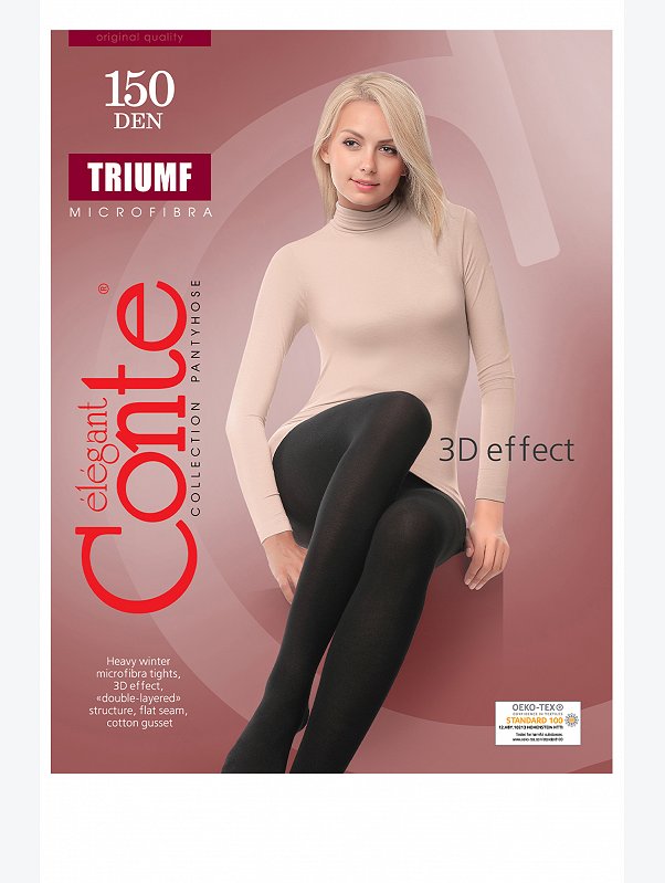 Женские плотные колготки 150 ден Conte Elegant