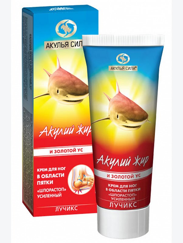 Крем для ног 75 г Акулья Сила
