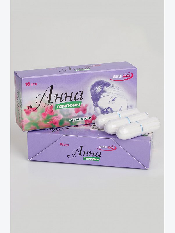 Женские тампоны Люкс super 16 шт. Анна