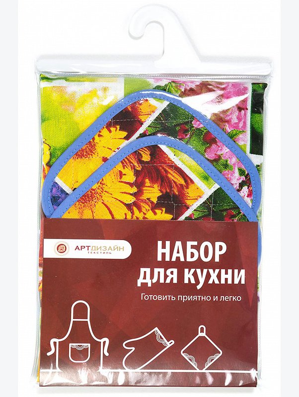 Комплект для кухни из рогожки АртДизайн