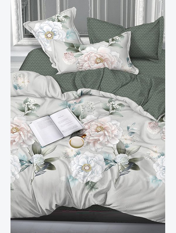 Постельное белье из сатина, 1,5 сп, наволочки 70*70 Art Cotton