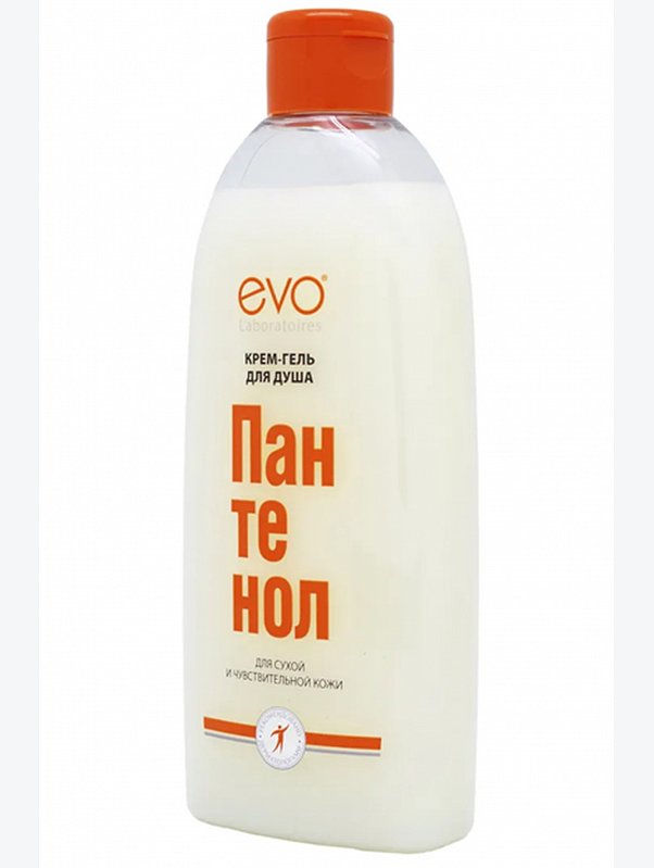 Крем-гель для душа для сухой и чувствительной кожи 400 мл EVO