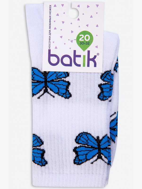 Носки с двубортной резинкой для девочки Batik