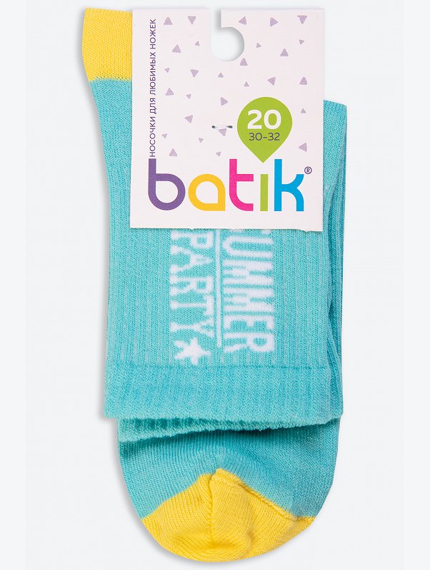 Детские носки с двубортной резинкой Batik
