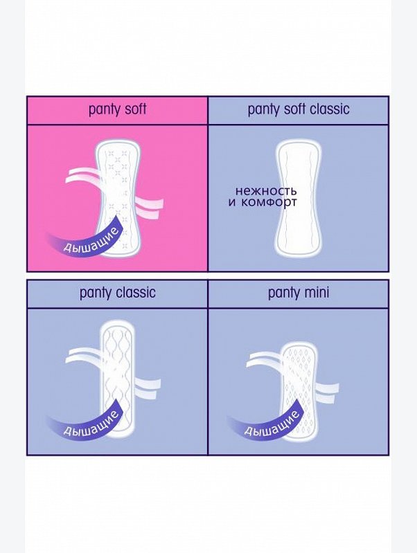 Женские ежедневные прокладки bella panty soft 20 шт. Bella
