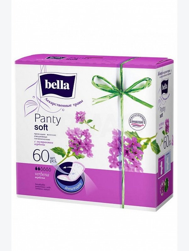 Женские ежедневные прокладки Bella panty soft verBena 60 шт Bella