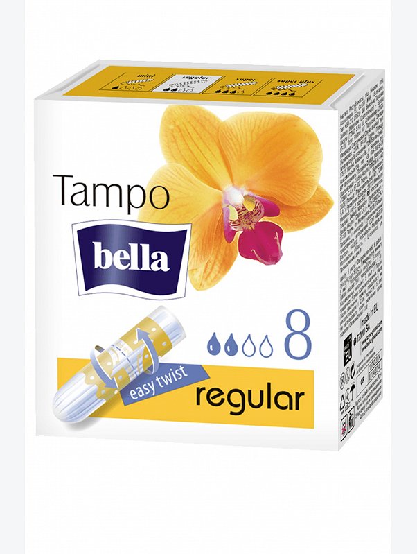 Тампоны без аппликатора bella tampo regular 8 шт. Bella