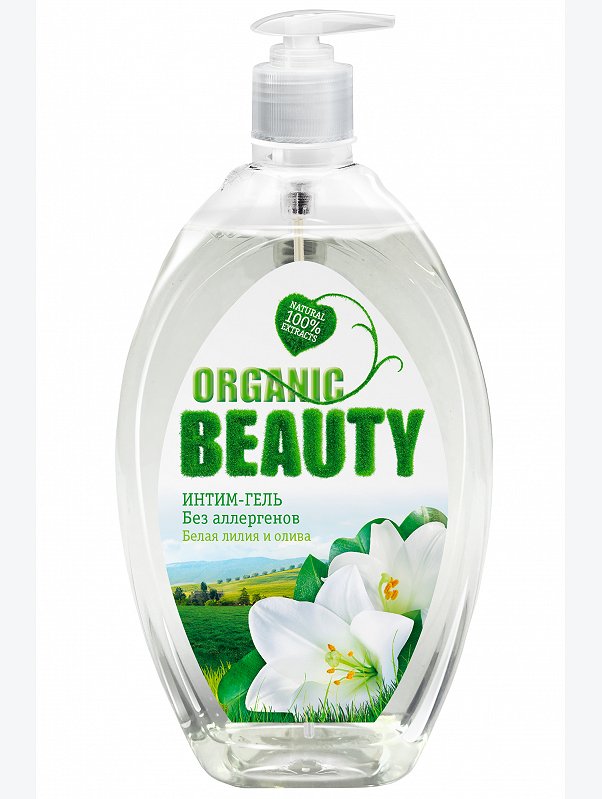 Интим-гель Organic Beauty белая лилия и олива 500 мл Organic Beauty