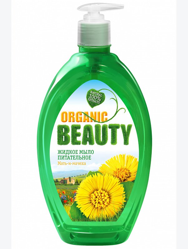 Мыло жидкое Organic Beauty питательное 500 мл Organic Beauty