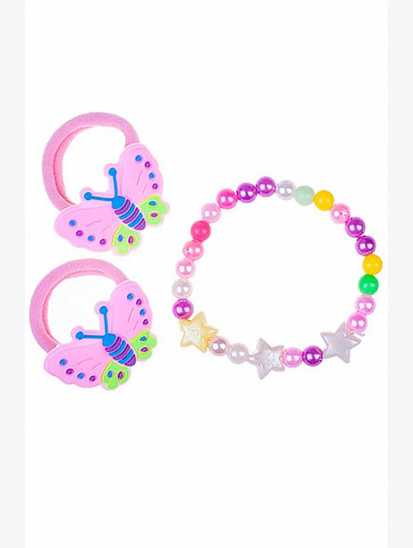 Резинка для волос 2 шт с браслетом Babys Joy